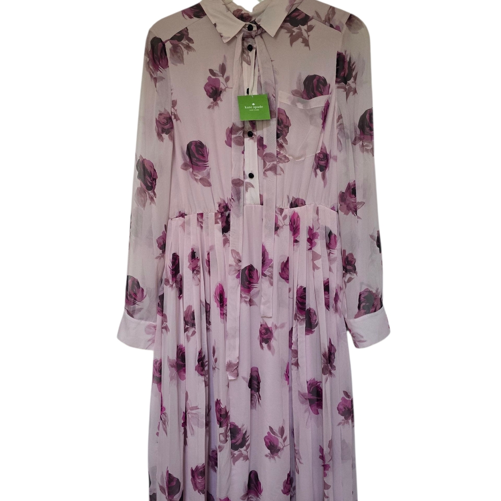 Floral Print Long Sleeve Dress